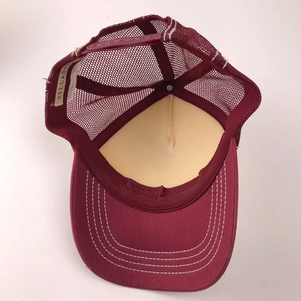 Billabong foam trucker hat red arrow diamond pattern